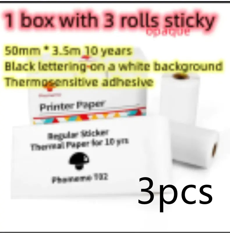 Instanotes Mini Portable Printer (+ Free Roll)