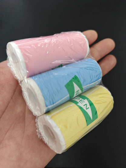 Mini Thermal Printer Paper 57x25mm Sticker Roll