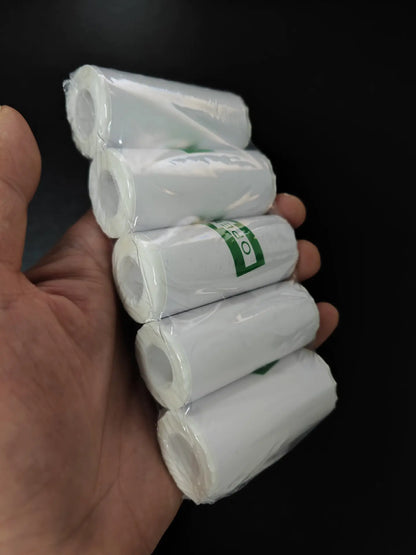 Mini Thermal Printer Paper 57x25mm Sticker Roll